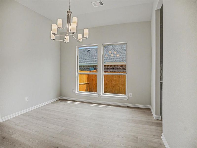 Spacious, unfurnished interior of a new home in Cole Crossing Estates, DeSoto (Image 17). Spacious, unfurnished interior of a new home in Cole Crossing Estates, DeSoto (Image 17).