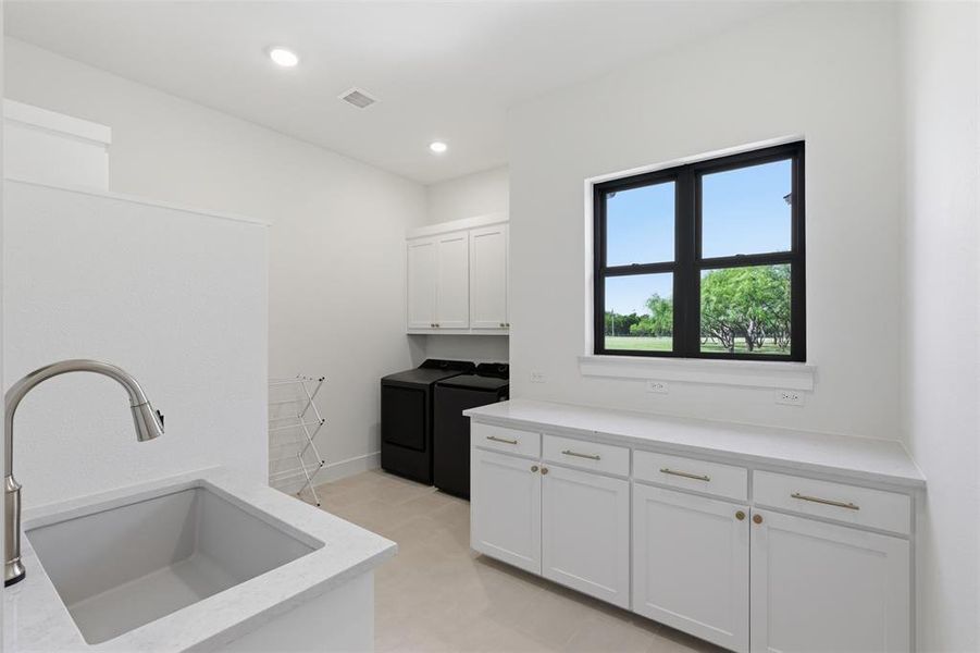 Furnished interior view inside a new home in , Valley View (Image 25).
