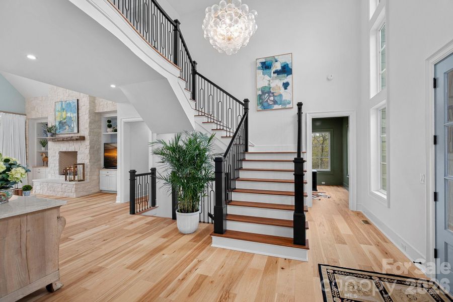 Furnished interior view inside a new home in , Clover (Image 11).