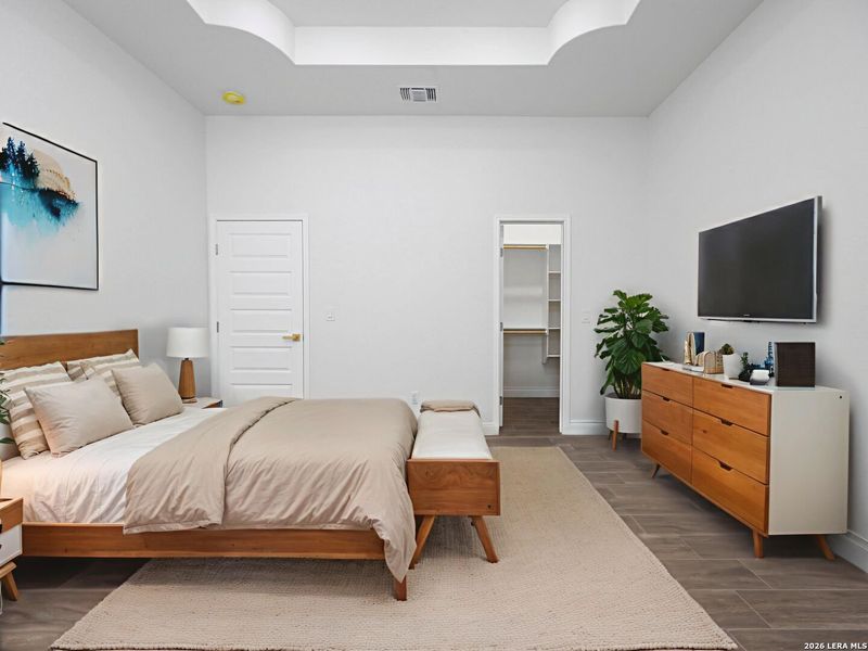 Furnished interior view inside a new home in , Elmendorf (Image 10).