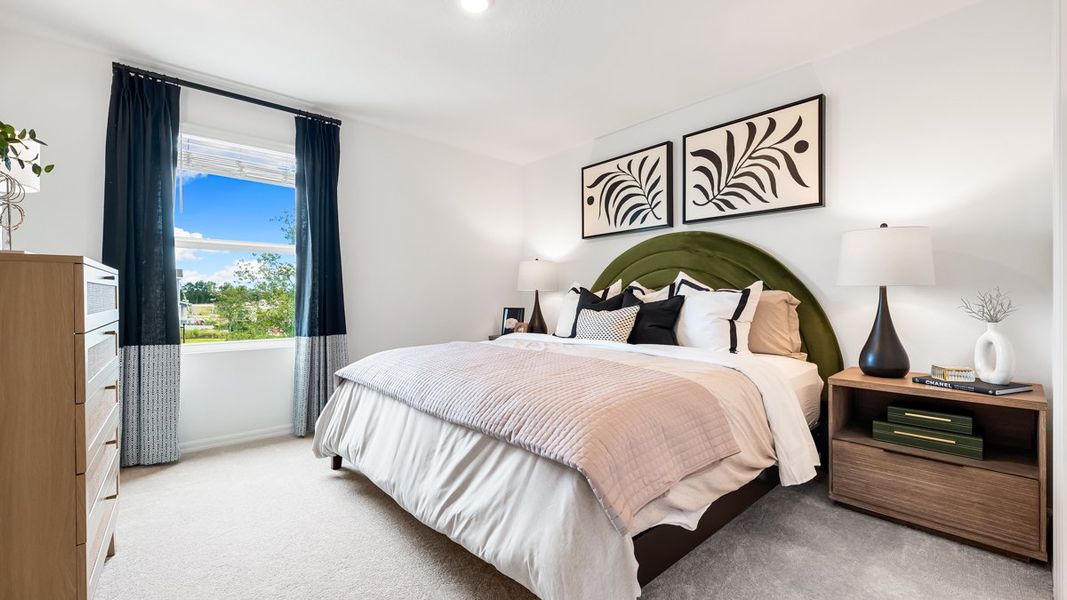 Representative furnished interior of a home built from the Hazel by Taylor Morrison in The Towns at Firethorn, Parrish (Image 9).