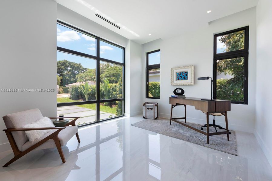 Furnished interior view inside a new home in , Miami Shores (Image 23).