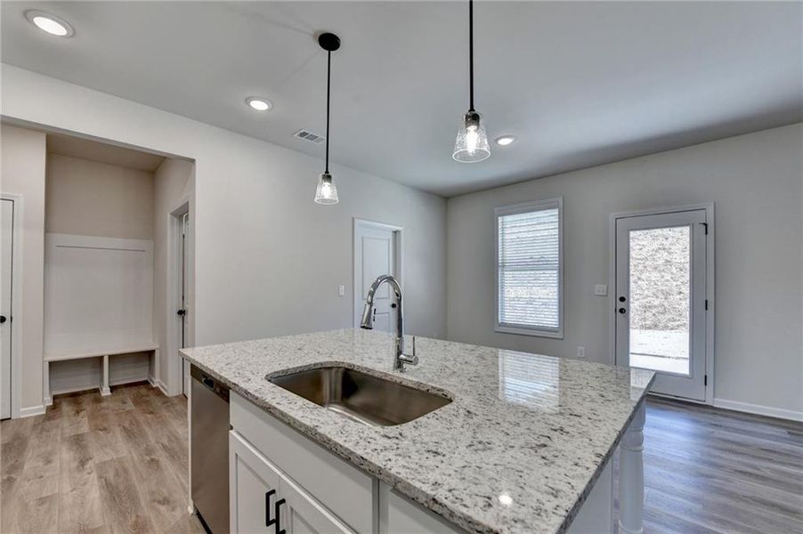 Furnished interior view inside a new home in , Auburn (Image 33).