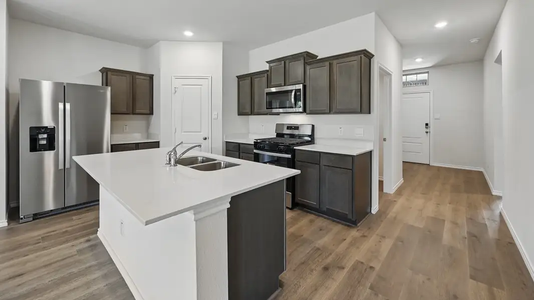 Furnished interior view inside a new home in Chalk Hill, Celina (Image 3).