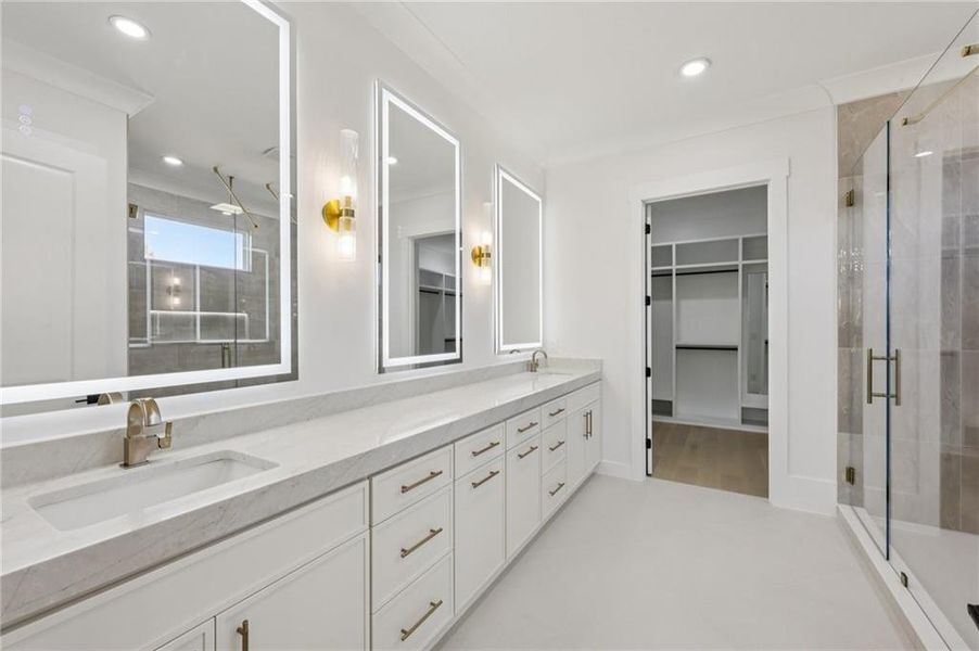 Furnished interior view inside a new home in , Buford (Image 6).