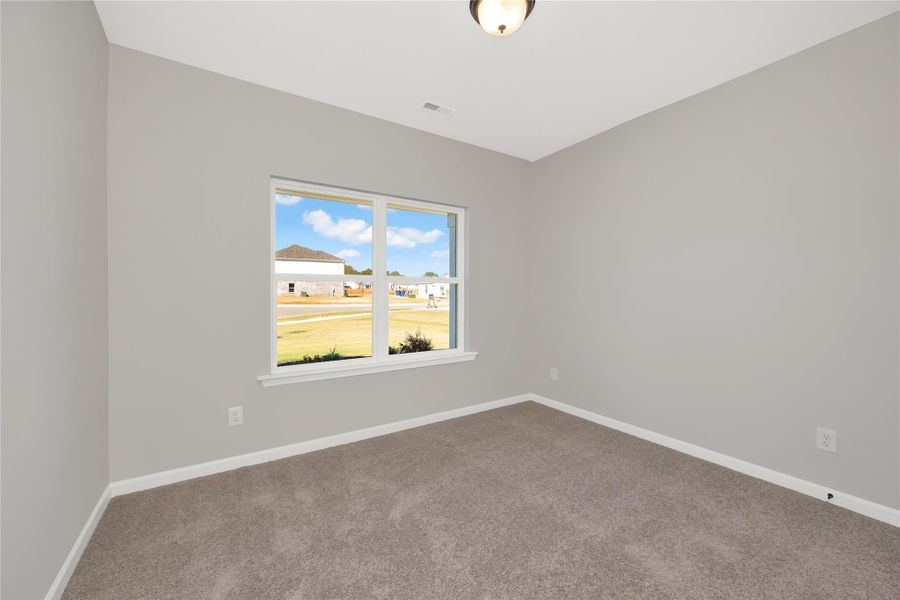 The Pearson- Bedroom 2. Home under construction. Sample floor plan photo used for illustrative purposes only. Upgrades, selections options, and colors will vary. The Pearson- Bedroom 2. Home under construction. Sample floor plan photo used for illustrative purposes only. Upgrades, selections options, and colors will vary.