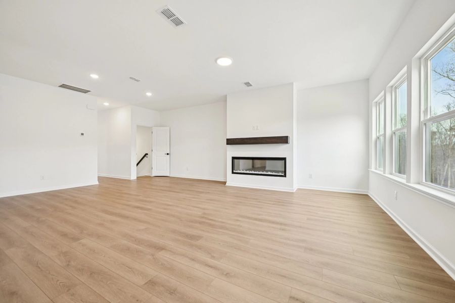 Family Room featuring the AW Collection® Artisan - Textural layers and details made for slowing down.