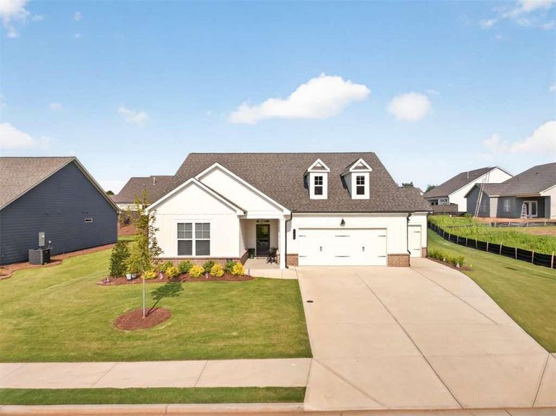 Front exterior of a new home in , Jefferson, GA, highlighting curb appeal (Image 1). Front exterior of a new home in , Jefferson, GA, highlighting curb appeal (Image 1).