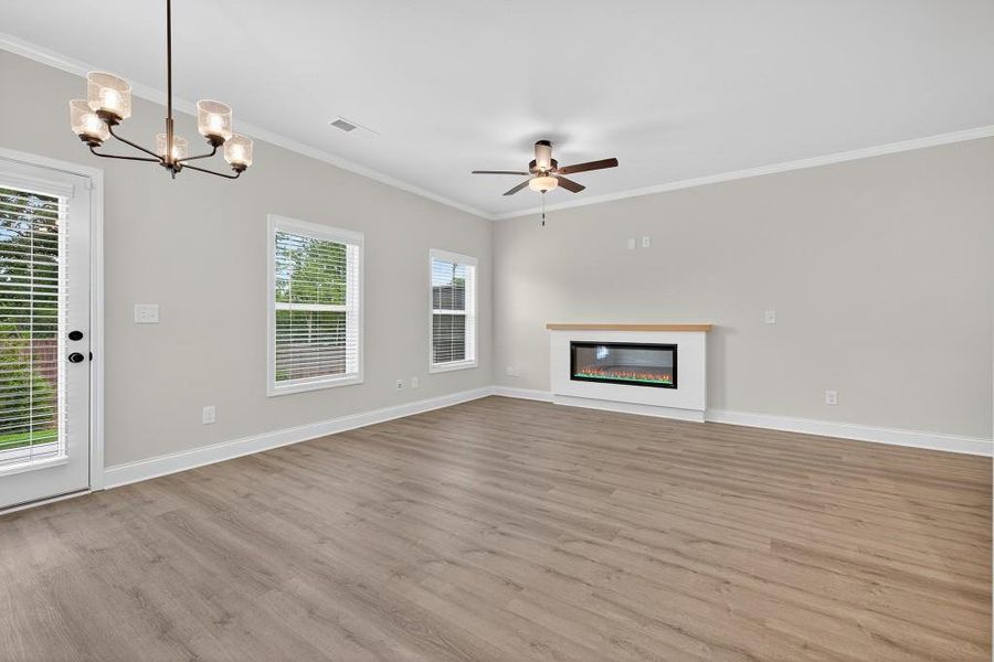 Spacious, unfurnished interior of a new home in Medlock Park, Austell (Image 21).