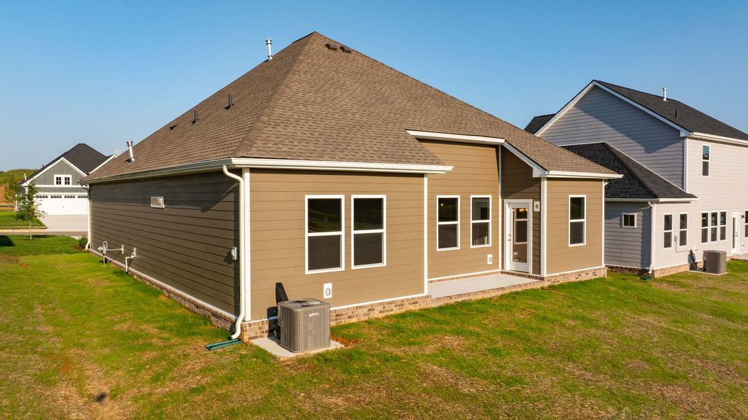 Exterior details and patio area of a home in McClure Farms, Columbia (Image 23). Exterior details and patio area of a home in McClure Farms, Columbia (Image 23).