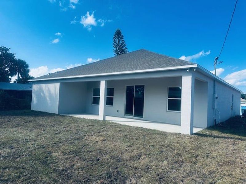 Exterior details and patio area of a home in Port St. Lucie, Port St. Lucie (Image 2).
