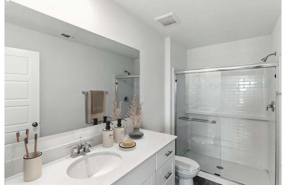 Representative furnished interior of a home built from the Durant by Centex in Vista Real, Converse (Image 12).