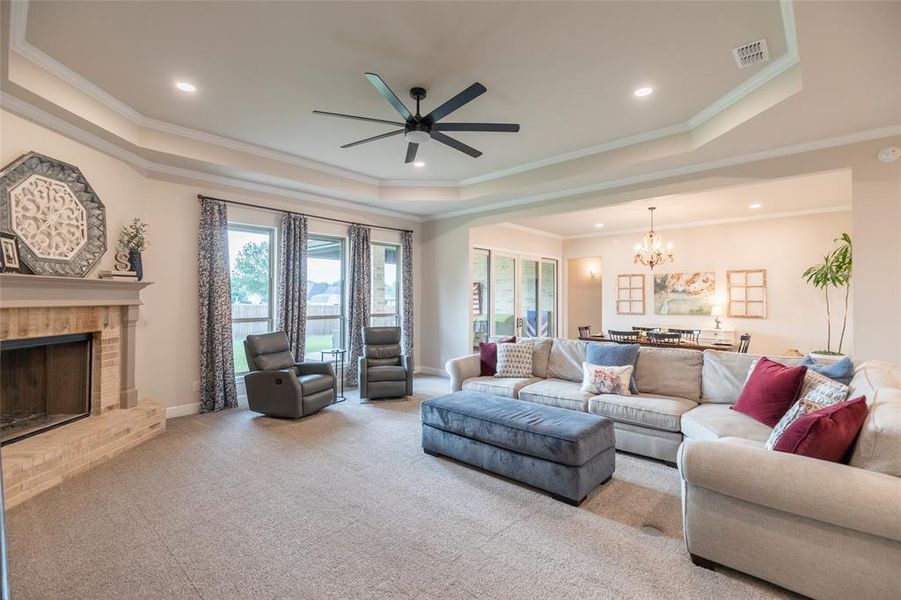 Furnished interior view inside a new home in , Clyde (Image 6).