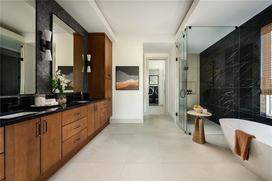 Furnished interior view inside a new home in , Archer (Image 16).