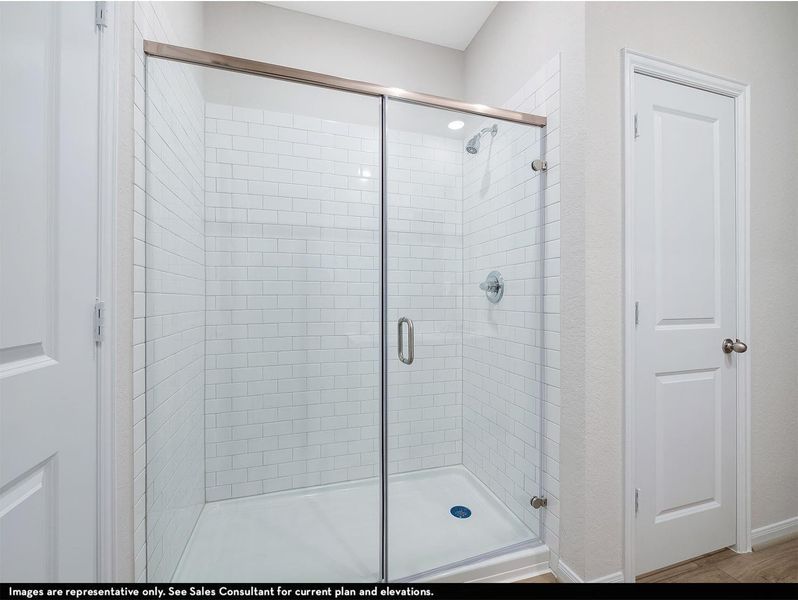 Large walk-in shower offers a clean, modern design, completing the spa-style primary bath.**Photo is a representative only and may vary as built, real photos coming soon!** Large walk-in shower offers a clean, modern design, completing the spa-style primary bath.**Photo is a representative only and may vary as built, real photos coming soon!**