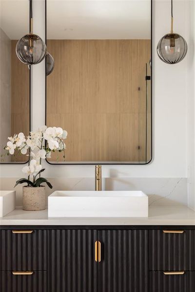 Ambient lighting for those early mornings and late nights.