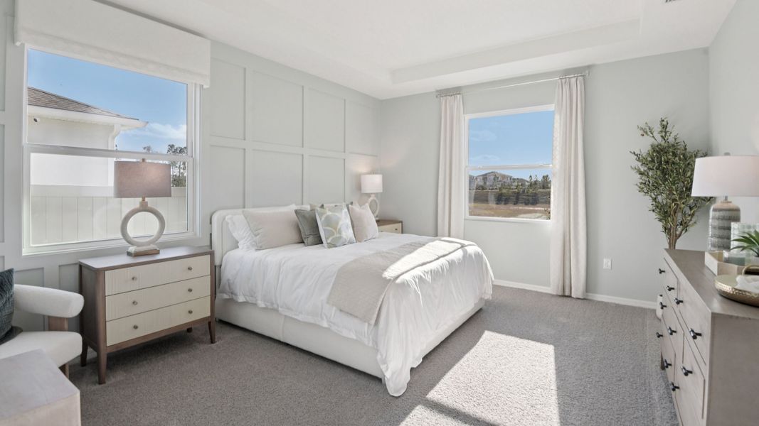 Furnished interior view inside a new home in Tartan Farms at Winding Oaks, Ocala (Image 9). Furnished interior view inside a new home in Tartan Farms at Winding Oaks, Ocala (Image 9).