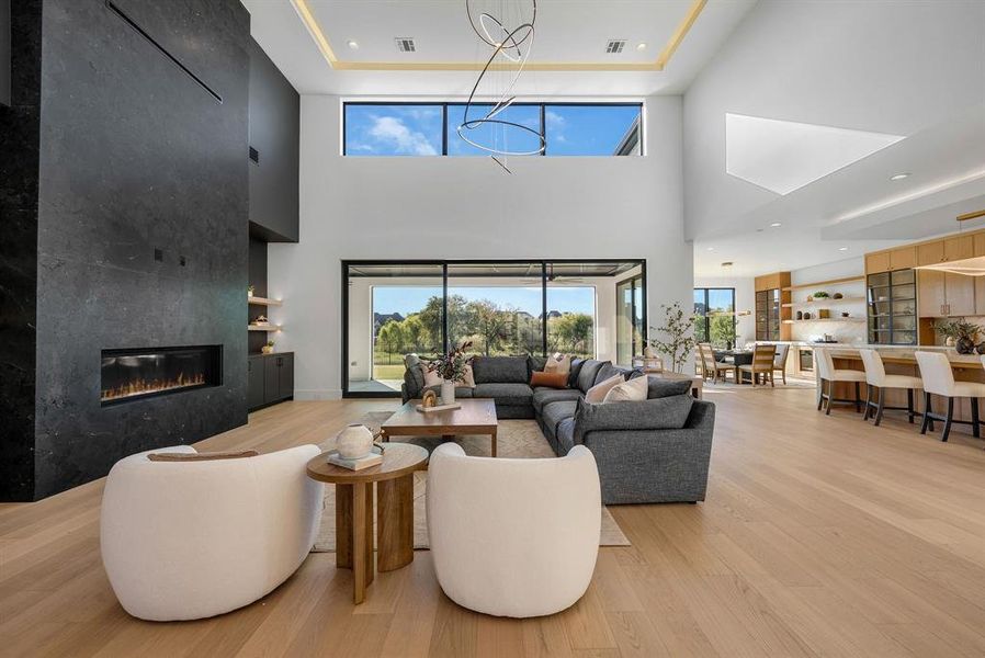 Furnished interior view inside a new home in , Prosper (Image 15).