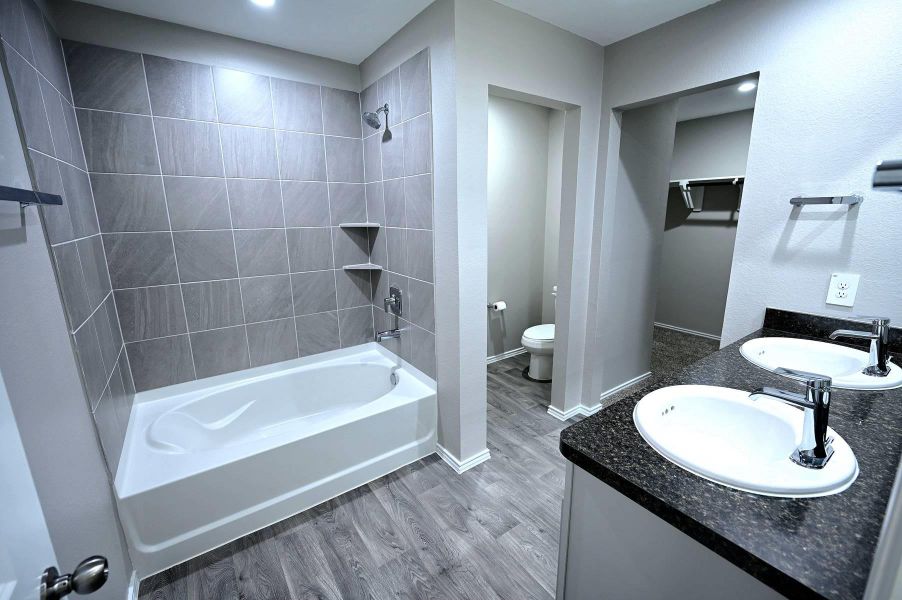 Furnished interior view inside a new home in Breckenridge Forest, Spring (Image 5).