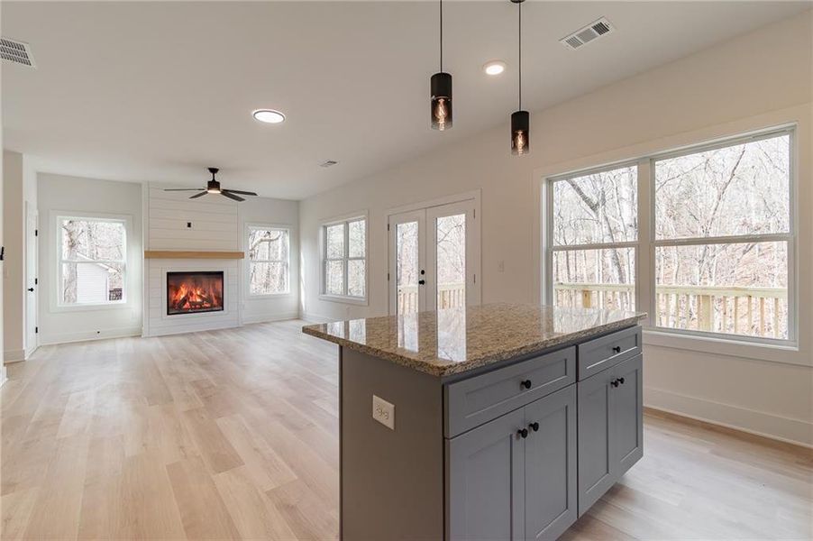 Furnished interior view inside a new home in , Gainesville (Image 9).