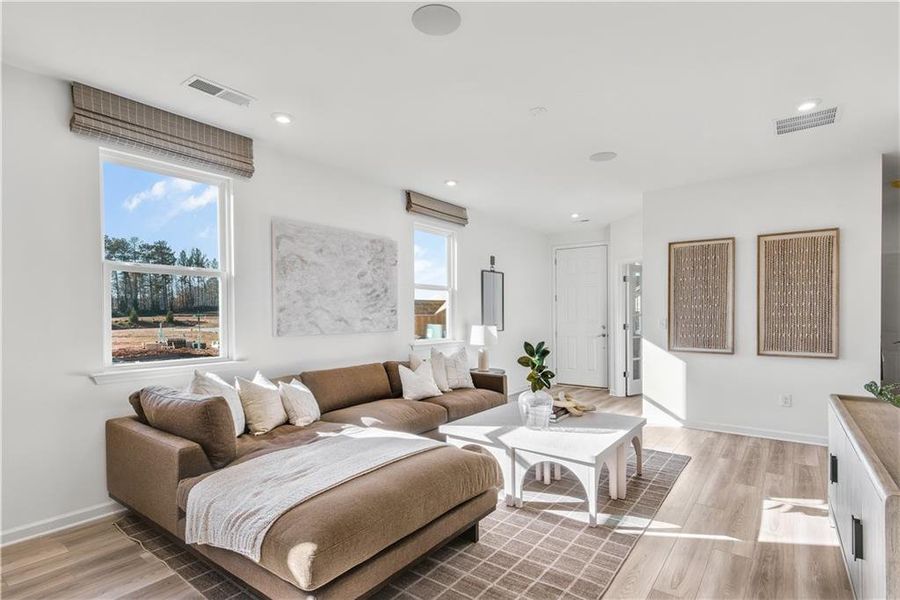 Furnished interior view inside a new home in Sun City Peachtree, Griffin (Image 14).