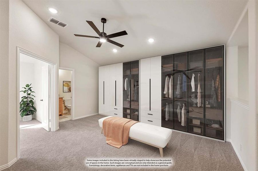 Furnished interior view inside a new home in Godley Ranch Classic, Godley (Image 7).