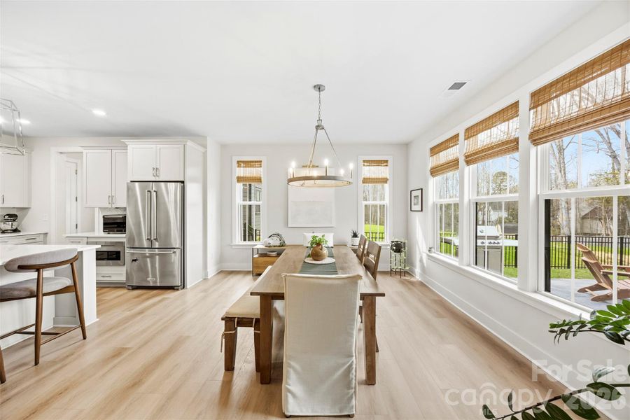 Furnished interior view inside a new home in Matthews Ridge Reserve, Matthews (Image 9). Furnished interior view inside a new home in Matthews Ridge Reserve, Matthews (Image 9).