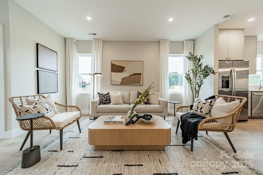 Furnished interior view inside a new home in , Catawba (Image 14).