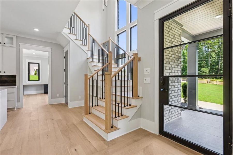 Furnished interior view inside a new home in , Braselton (Image 16).