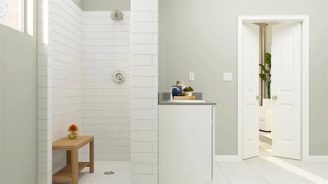 Furnished interior view inside a new home in Anniston, Katy (Image 11). Furnished interior view inside a new home in Anniston, Katy (Image 11).