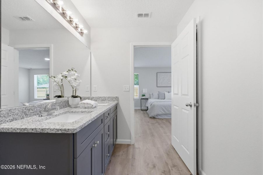 Furnished interior view inside a new home in , Jacksonville (Image 7).