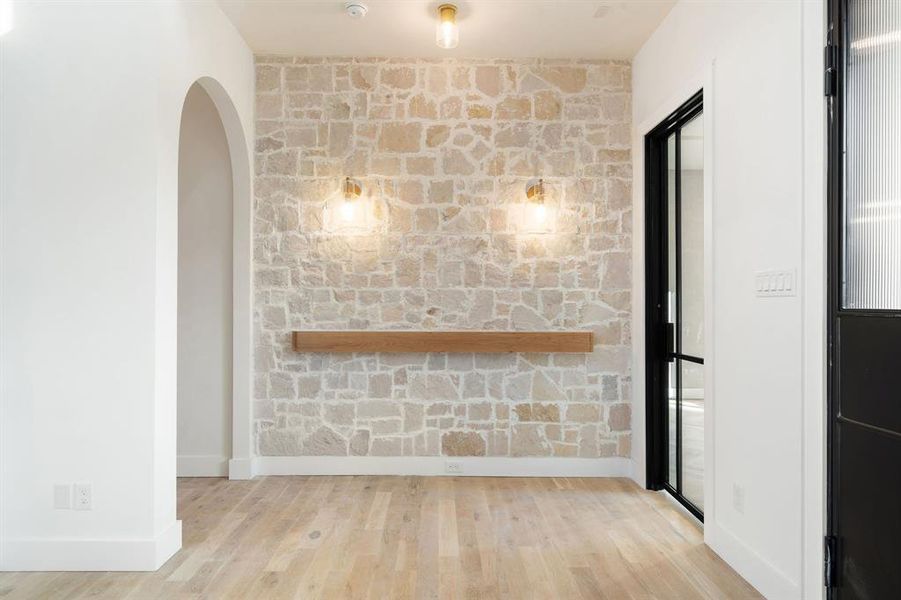 Master bedroom to the left and office to the right. Master bedroom to the left and office to the right.