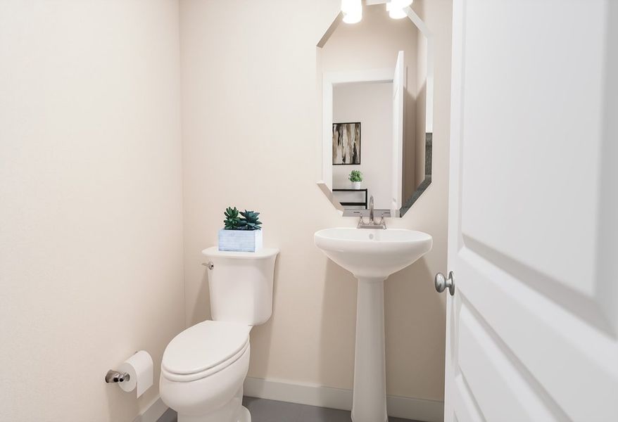 Representative furnished interior of a home built from the Ivy by Tri Pointe Homes in Painted Tree, McKinney (Image 9).