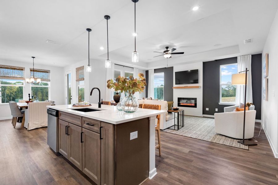 Representative furnished interior of a home built from the The Edison C by Davidson Homes LLC in Kelly Preserve, Loganville (Image 17).