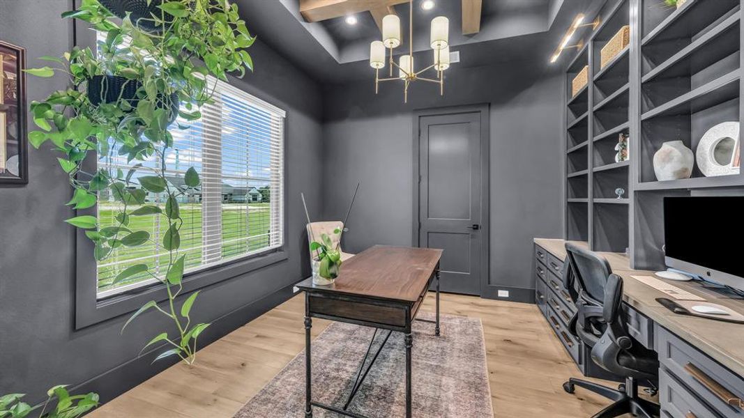 Furnished interior view inside a new home in , Weatherford (Image 6).