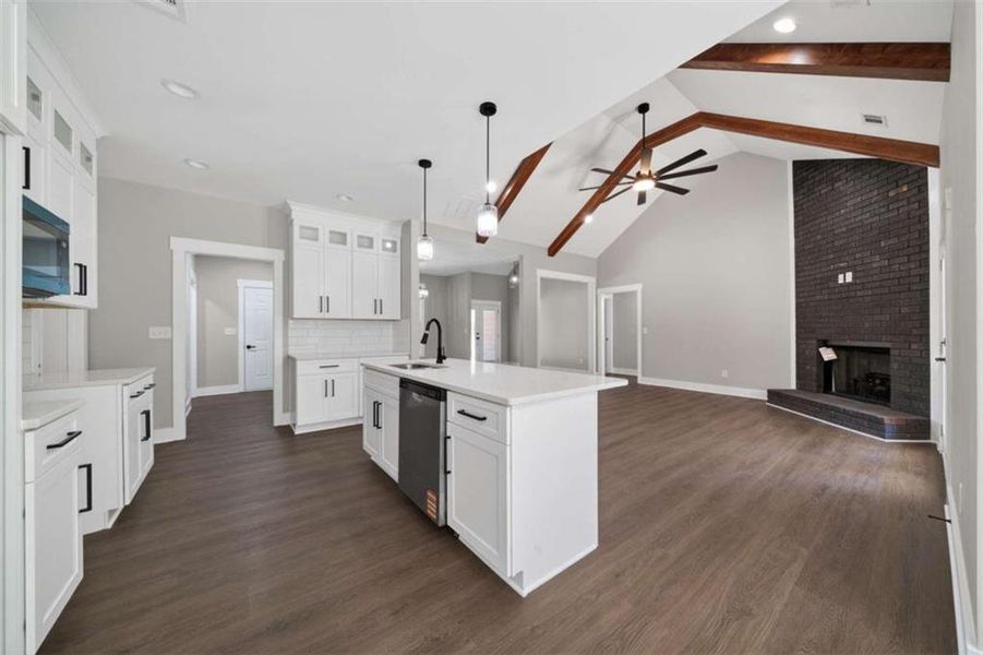 Furnished interior view inside a new home in , Silver Creek (Image 9). Furnished interior view inside a new home in , Silver Creek (Image 9).