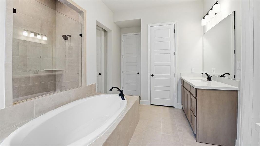 Furnished interior view inside a new home in Meraki, Forney (Image 12).