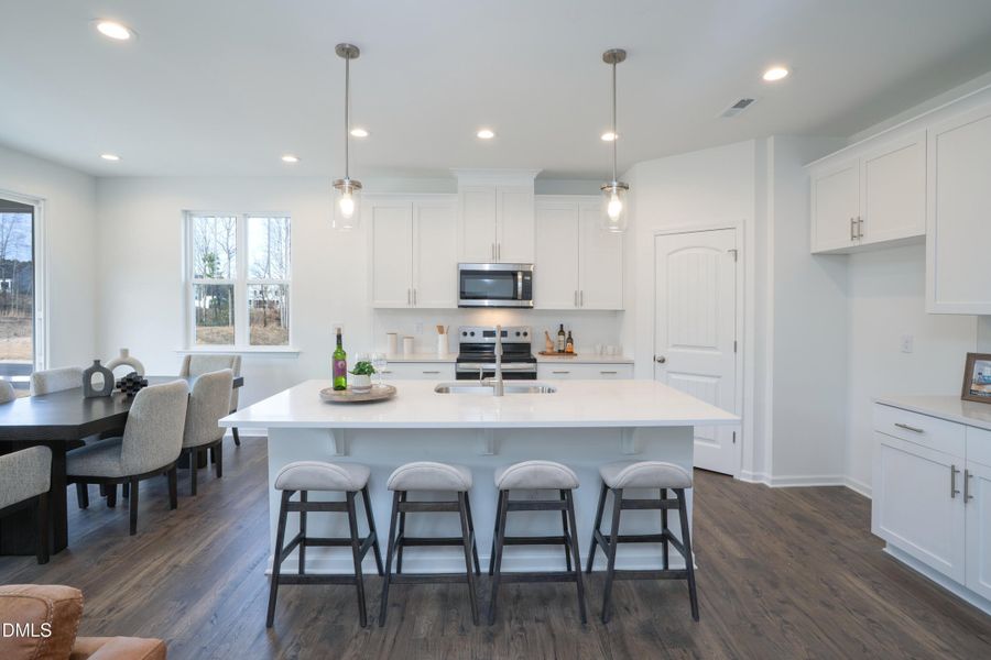 kitchen island with seating