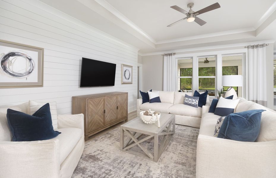 Beautiful, open gathering room, perfect for entertaining