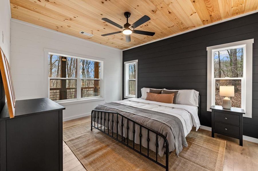 Furnished interior view inside a new home in , Morganton (Image 56).