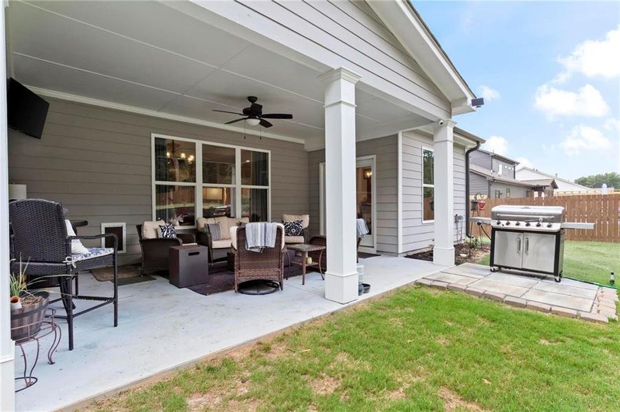 Exterior details and patio area of a home in , Monroe (Image 25). Exterior details and patio area of a home in , Monroe (Image 25).