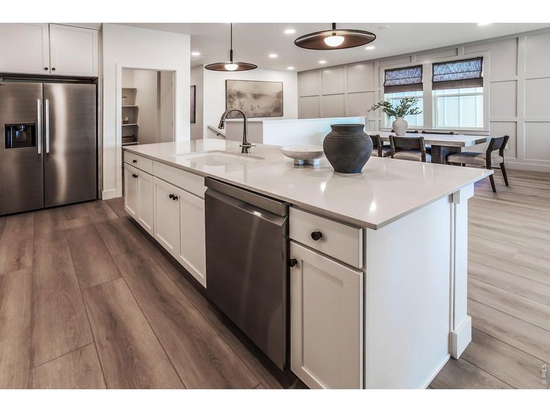 Furnished interior view inside a new home in Trailside Story Collection - Single Family Homes, Timnath (Image 13).