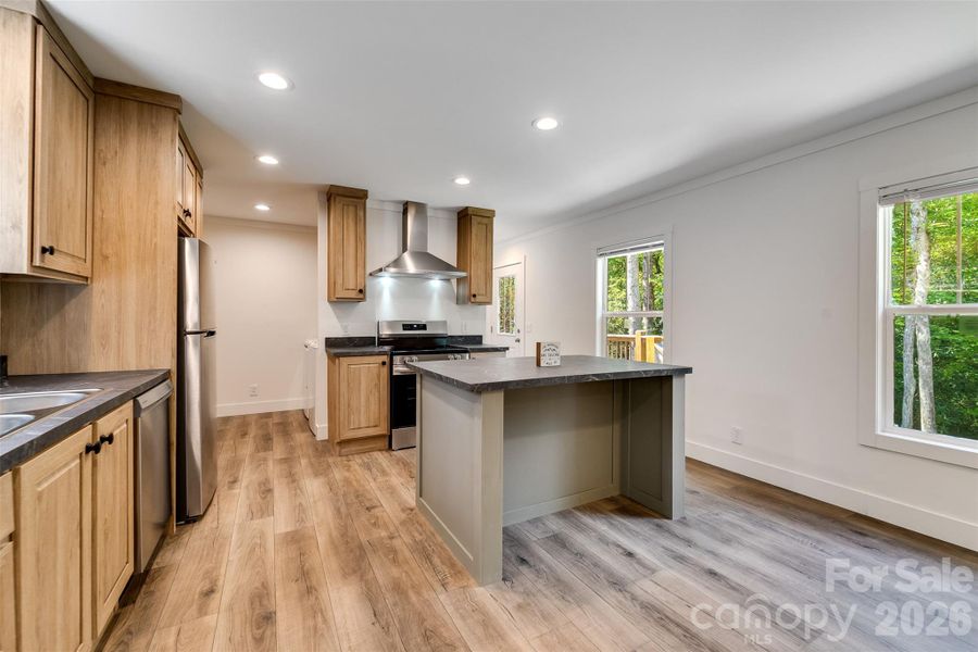 Furnished interior view inside a new home in , Hayesville (Image 14).