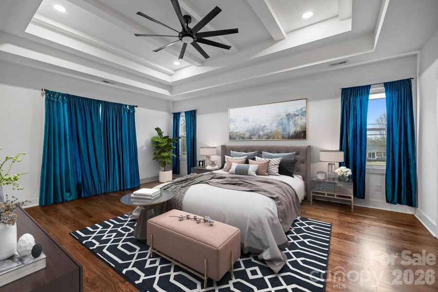 Furnished interior view inside a new home in , Monroe (Image 9).