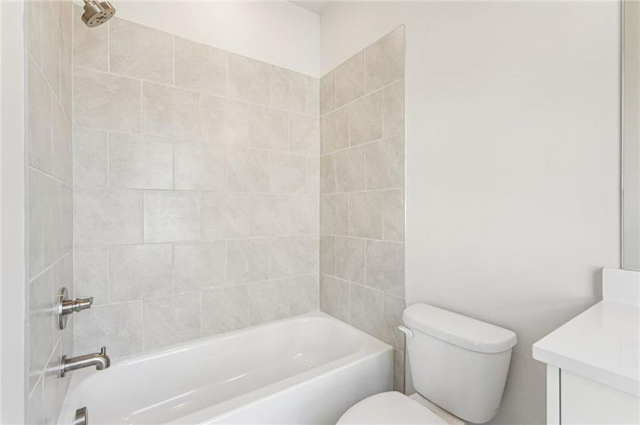 Furnished interior view inside a new home in Byers Park, Alpharetta (Image 21).
