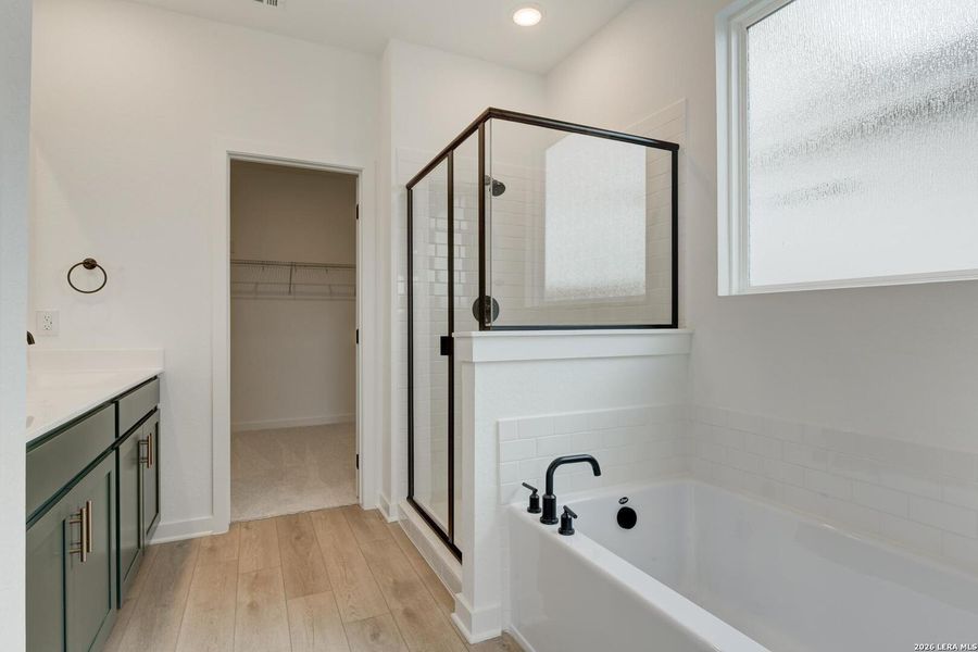 Furnished interior view inside a new home in The Wilder, Adkins (Image 10).