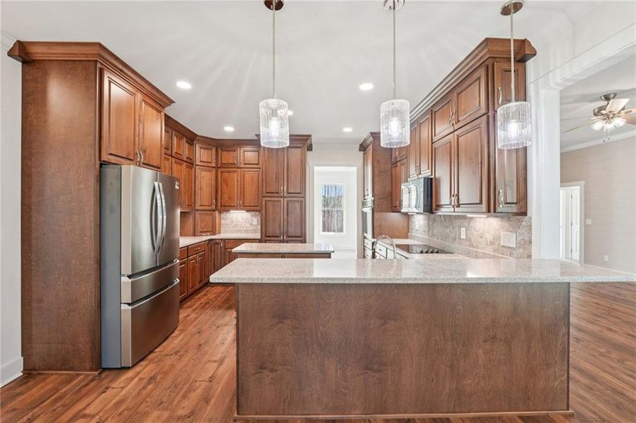Furnished interior view inside a new home in , Canton (Image 9).
