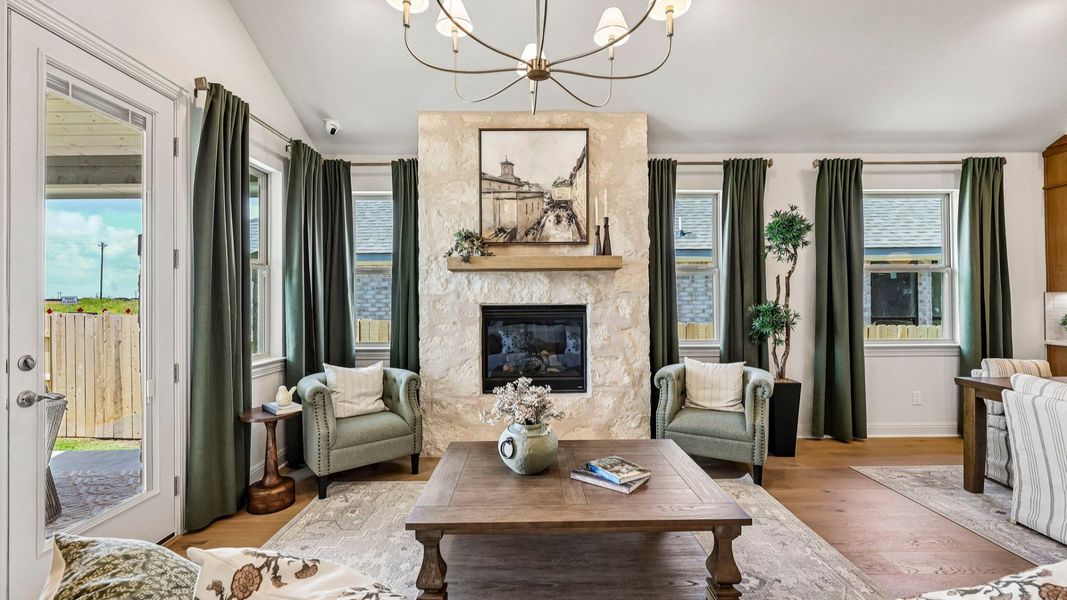 Representative furnished interior of a home built from the Oleander by DRB Homes in Devine Landing, Leander (Image 17). Representative furnished interior of a home built from the Oleander by DRB Homes in Devine Landing, Leander (Image 17).