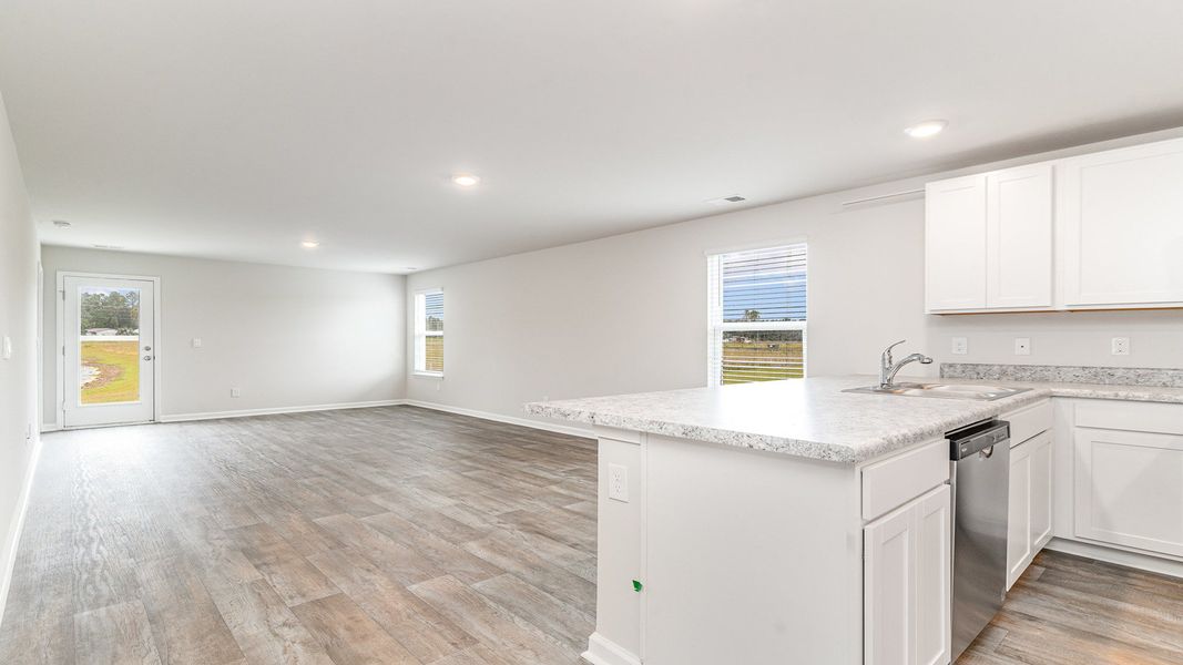 Representative unfurnished interior of a home built from the Cameron by D.R. Horton in Pinewood Estates, Conway (Image 5).