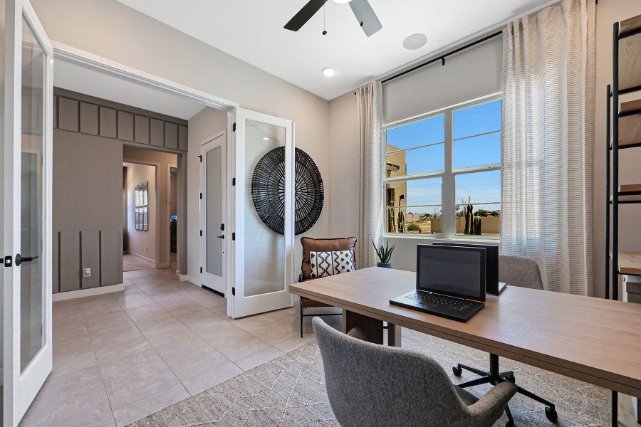 Representative furnished interior of a home built from the Sage by Mattamy Homes in Empire Pointe, Queen Creek (Image 41).